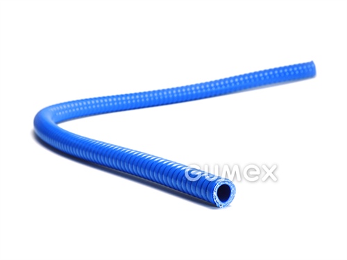 Flexibilní silikonová hadice RADIASIL SUPERFLEX, 13/22mm, délka 1m, 10,7bar, silikon, -50°C/+175°C, modrá